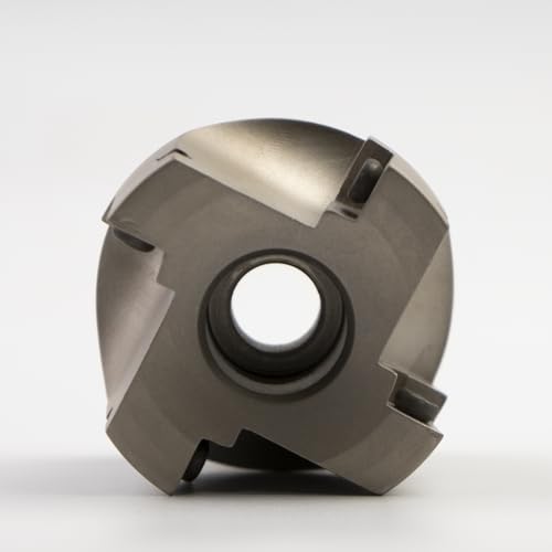 Image of R8 Face Mill, 400R 50MM 90 Face Mill Arbor, R8 FMB22 7 /16-20UNF Thread Shank, 10Pcs APMT1604 Carbide Inserts and T15 Wrench (50-4T)