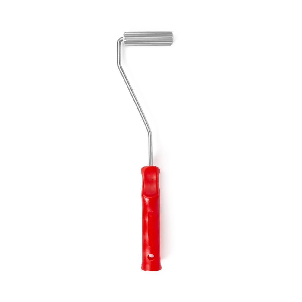 PENNELLIFICIO 2000 | Rullo Piccolo Frangibolle Professionale con Stella in Alluminio, Elimina Bolle, Lunghezza 7 cm, Diametro 20 mm e Altezza Denti 3 mm - Made in Italy