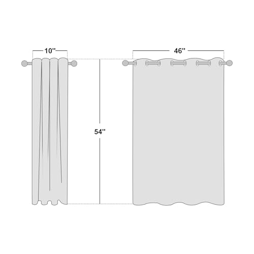 NICETOWN Blackout Living Room Curtain 102 inch Length - Grommet Thermal Insulated Cold & Heat Blocking Window Treatment Sound Reducing Drape for Bedroom (Beige, 1 Piece, W66 x L102)