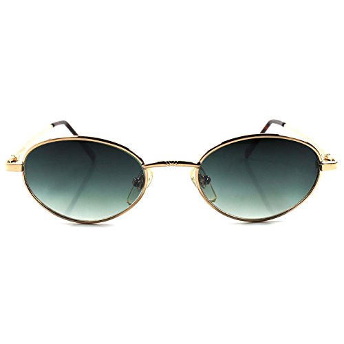 Classic Indie 90S Mens Womens Vintage Round Oval Sunglasses #TOP1