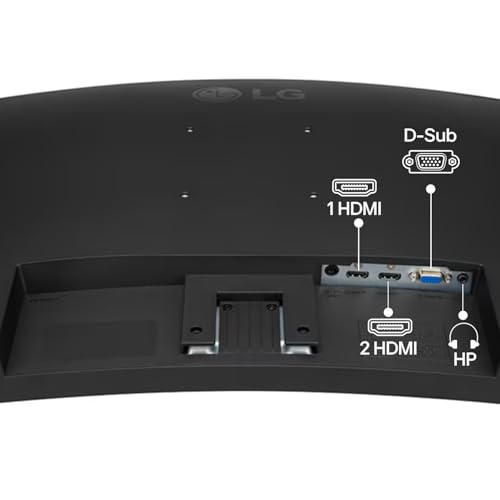 Image of LG 32MR50C 80 cm (31.5 Inch) Full HD Curved (1920x1080) VA PC Monitor w / 100Hz, 5ms (GtG), AMD FreeSync, D-Sub, 2xHDMI, Tilt Adjustable Anti-Glare, 3-Side Virtually Borderless Design, NTSC 72% (Black)