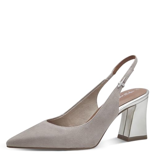 Tamaris Sling Damen Blockabsatz grau,EU 38