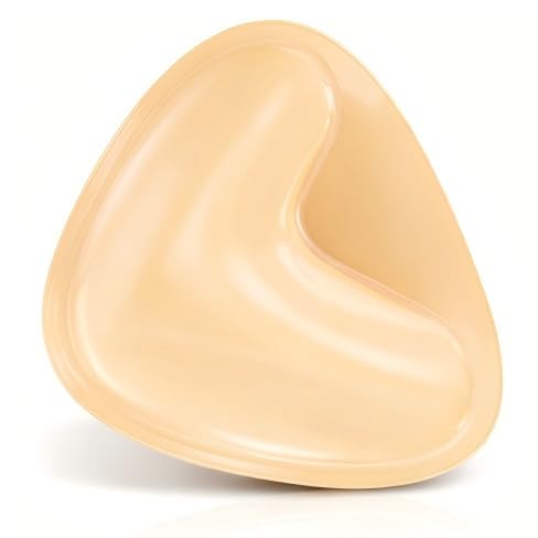 PTENLIDIY Sticky Bra Inserts, Double-Sided Adhesive Push Up Bra Pads with Nipple Covers, Nude, M(Fits A-C Cups)