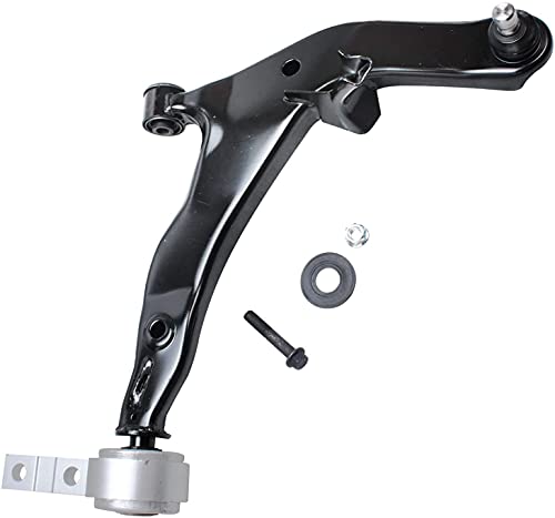 Image of Detroit Axle - 4pc Front End Control Arms Kit for 2003-2007 Nissan Murano, 2 Lower Control Arms w /Ball Joints 2 Stabilizer Sway Bars 2004 2005 2006 Replacement
