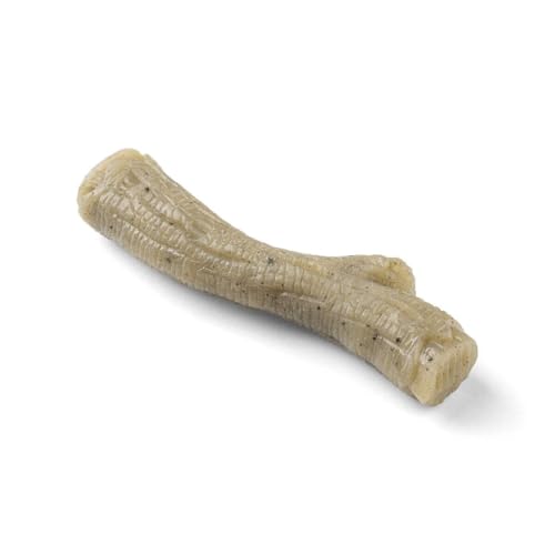 Nylabone Maximum Strength Tough Extreme Puppy Gourmet Stick - Juguete masticable para Perros, Dientes Adultos, infusionados con Sabor Extra a Pollo en Todo el Mundo, Mediano, para Cachorros de 0 a 16