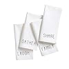 Elrene home fashions farmhouse living sentiments napkins 20 x 20 set of 4 blackwhite 4  urban country home decor