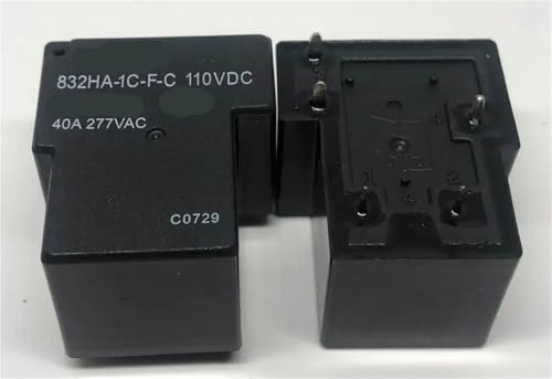 Relais 5 broches 832HA-1C-FC 12V CC composant électronique 40A