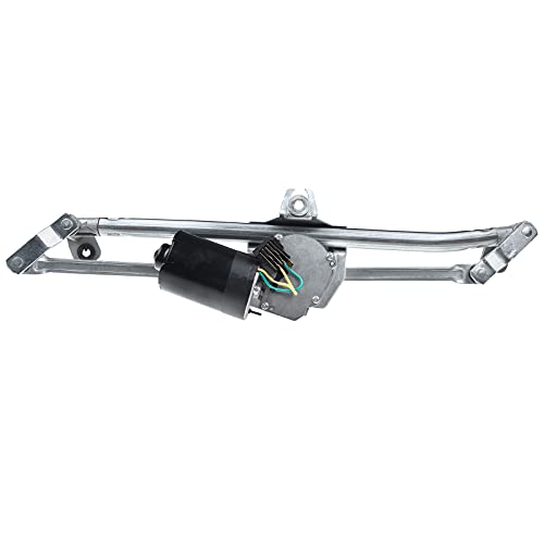 Image of A-Premium Front Windshield Wiper Motor and Linkage Assembly | Compatible with Volkswagen Beetle 2003-2010 Convertible, 1998-2010 Hatchback
