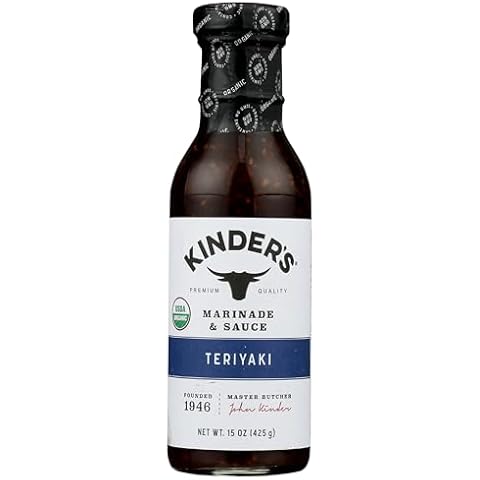 KINDERS Teriyaki Marinade & Sauce Cover