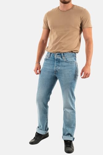 Image of Levi's Men's Mid Rise 501 Original Fit Regular Jeans