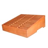 NOLITOY Holz Aufbewahrungsbox für Schreibtisch Multifunktionaler Handyhalter und Organizer mit Großem Fassungsvermögen Klassifizierte Desktop Ablage für Büro Schule und Bildungsstätten