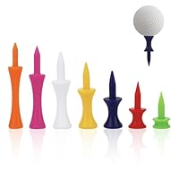 Golf Tees Kunststoff,Golf Tees,Golftees,Kunststoff Golf Tees,Golf Zubehör Tees,70 Stück Wiederverwendbar Plastik Kurz Lang Blau Rot Rosa Orange Weiß Multi Farbe 25 30 36 43 50 60 70 Mm Für Golfer