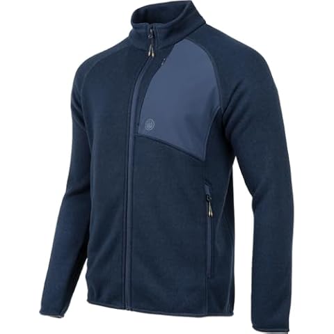 Beretta Men's Lightweight Breathable Outdoor Casual Abisko Full Zip Thermal Fleece Hunting Jacket | Elasticated Bottom | Regular Fit, Blue Total Eclipse, Large Cover