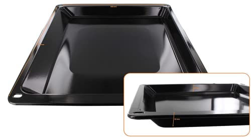 FIGEVIDA Teglia da forno per ZANUSSI AEG ELECTROLUX 420 x 370 x 33 mm, smaltata 42 x 37 cm 353193922/5 3531939225