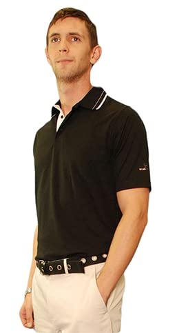 ST. ANDREWSMen's Golf Polo Shirts - Normal Sleeve Design - Polyester