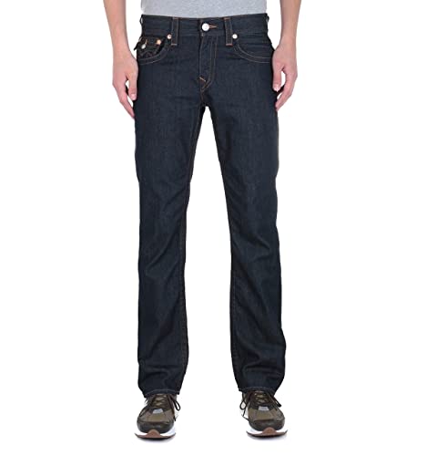 True Religion Mens Ricky Big T Straight Leg Denim Jeans for Men product thumbnail 9