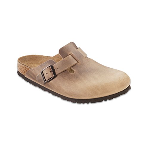 Birkenstock Boston Classic Arch Clog,Tobacco Brown Leather,41 M EU