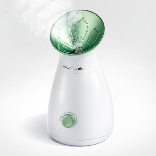 Image of Ikonic Me 3-in-1 Facial Steamer | Nano Ionic Mist Technology | Facial Sauna, Steam Inhaler & Humidifier | Quick Heat-Up | Spill-Proof Lock | Deep Pore Cleansing, Skin Hydration & Steam Inhalation for Nasal Congestion