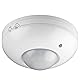 Goobay 95172 Infrarot Bewegungsmelder für Innen IP20 mit 360° Pir Sensor für Led Deckenleuchte Melder Decke Aufputz Montage 6m Reichweite Weiß