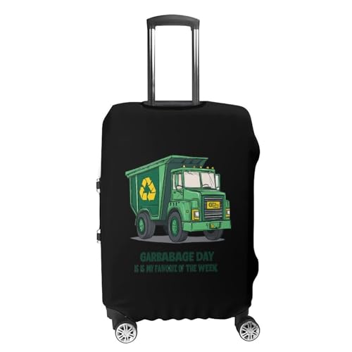 Garbage Truck Luggage Cover Suitcase Protector Travel Baggage Covers for Men Women XL4