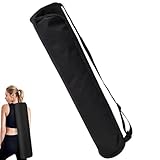 ヨガマットバッグ 72*14cm ヨガマット ケース ジップジムバッグ 調節可能なストラップ付き 多機能ストレージポケット 簡易収納 持ち運び便利 撥水加工 スポーツ ジム 瞑想 アウトドア 旅行