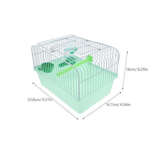 Image of BESPORTBLE Portable Bird Cage Bird Travel Carrier with Perch Food Box and Waterer Spacious Carrier for Parrot Budgie Small Travel and Outdoor Use 9.25 X 6.69 X 6.69 in