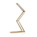 Ominilight LED Dimmable Desk Lamp - Rechargeable Portable Table Lamp - Aluminum Alloy Touch Lamp for Bedroom, Office, Camping, Birthday Gift, Back to School (Gold)