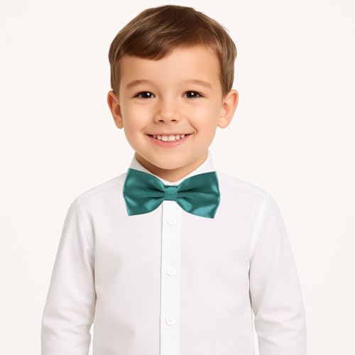 Image of Kids Pre-tied Bow Tie for Boys, Formal & Casual Adjustable Bowtie Age 3-13 Years