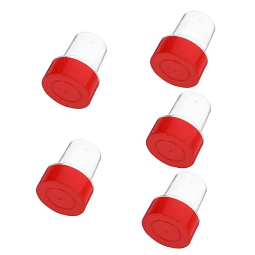 Gogogmee 5pcs Official Seals Box Plastic Stamper Case Stamp Cases Storage Solution