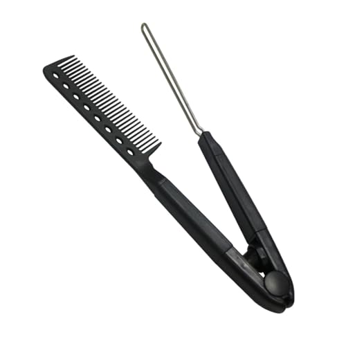 Peine alisador para cabello, color negro, 9.2 pulgadas miniatura 1