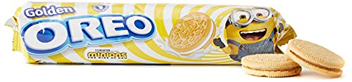 Oreo Golden Galletas de Vainilla, Rellenas de Crema, 154g