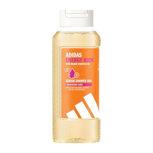 adidas Energy Kick Duschgel, belebend mit ätherischem Orangenöl, 250 ml adidas Energy Kick Duschgel, belebend mit ätherischem Orangenöl, 250 ml