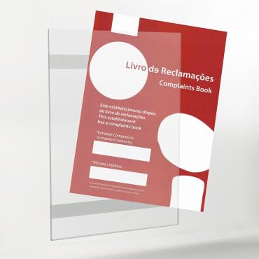 Funda de Metacrilato DIN A5 Vertical con Bi-Adhesivo – Soporte de Pared Transparente para Carteles, Información, Promociones y Listas de Precios
