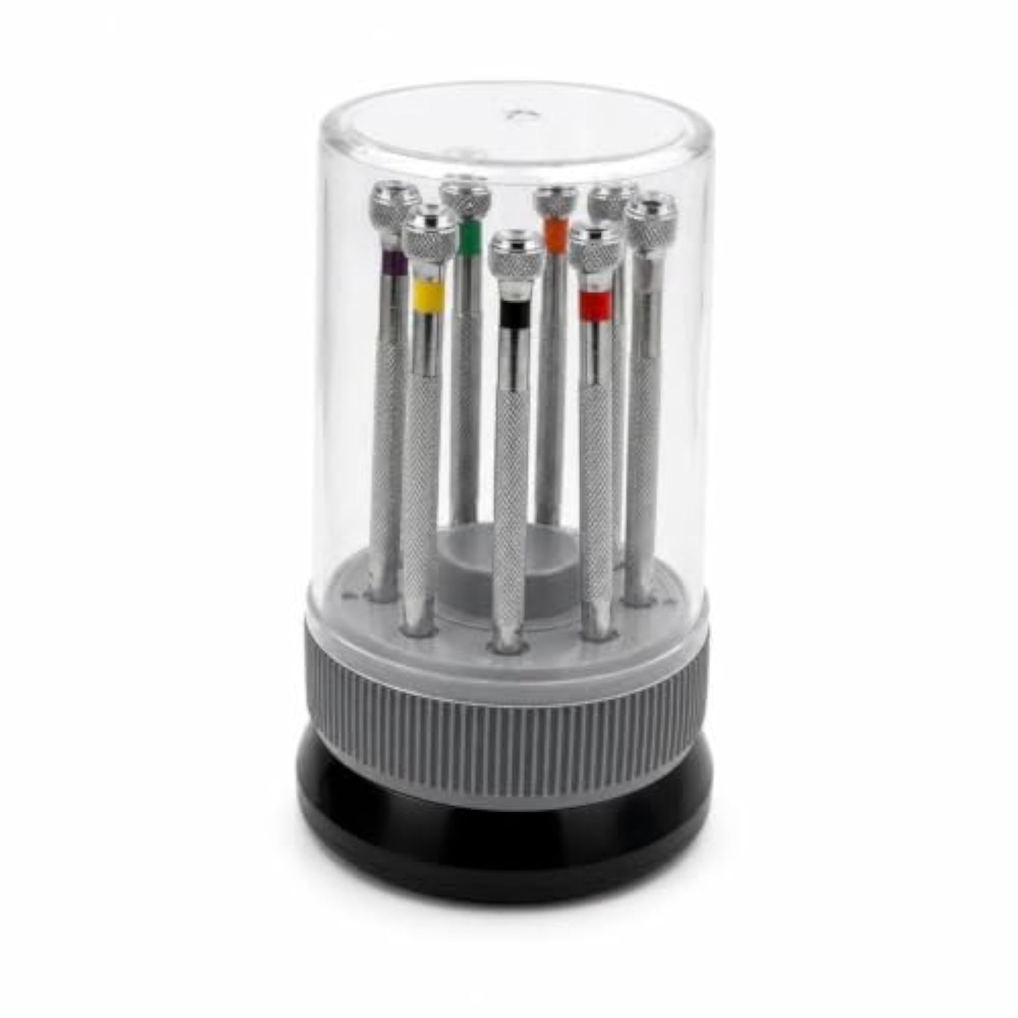 Screwdriver Set with Rotating Stand for Watch Repair