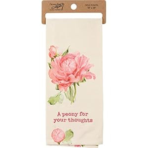 Primitivesbykathyapeonyforyourthoughtsdecorativekitchentowel Urban Country Home Decor Primitives by kathy a peony for your thoughts decorative kitchen towel urban country home decor