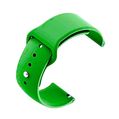 Image of YODI Soft Silicone Classic Strap Bands for Fire-Boltt Phoenix BSW049 Smart Watch Quick Release Pin for Men, Women and Kids Medium Size (Parrot Green)