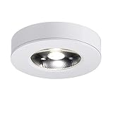 Ceiling lamp Surface Mounted LED Downlight 10W Ceiling Lamps Ultra Thin Driverless Cob Led Spot Lights 220V Indoor Ceiling Fixtures (Color : Black Size : Warm White) (White Natural White)