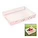 Stgfyxgs Cat Litter Tray for Travel and Indoor Use, Pink 35x25.5x5cm