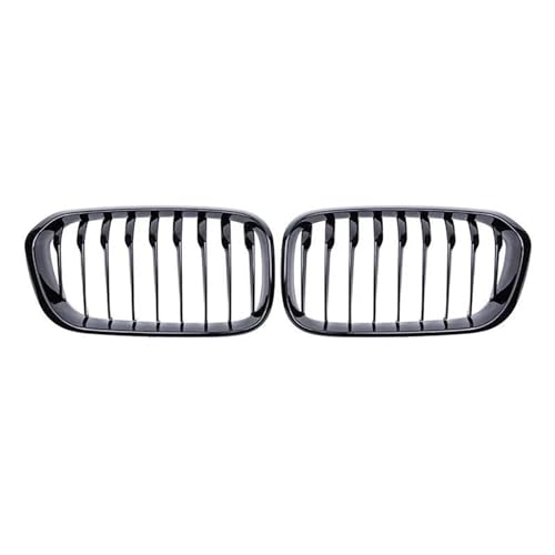 Calandre avant noir brillant pour BMW Série 1 F20 F21 2015-2017 à lamelles simples