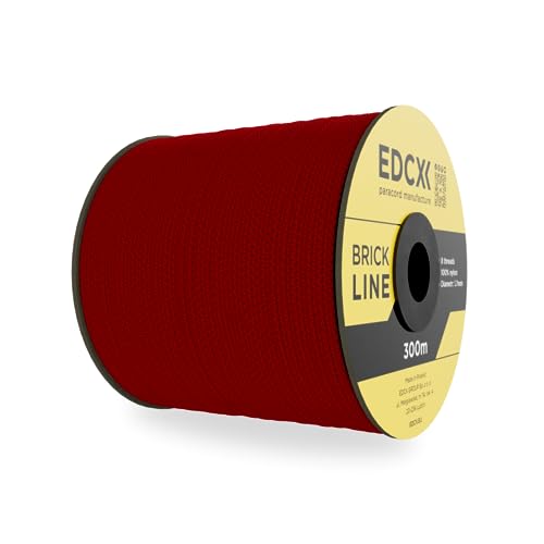 EdcX Mason's Cord ⌀1,7mm, (2) Red, 300 m