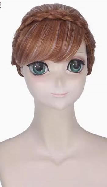 Amazon.co.jp: アナと雪の女王風アナ戴冠式・ドレス!☆コスプレWIG 