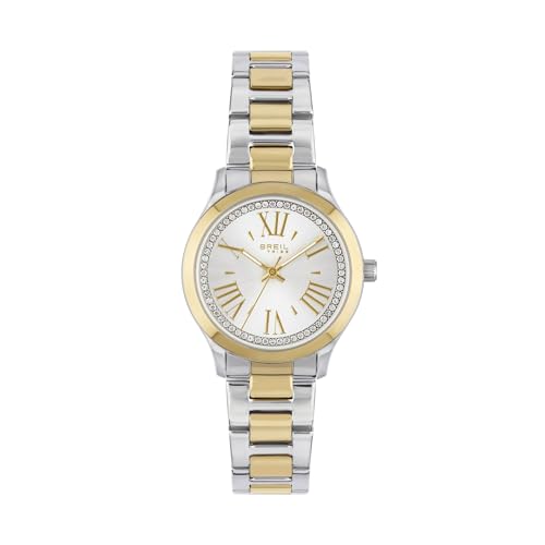 Breil Abby EW0653 - Reloj de Pulsera para Mujer con Correa de Acero Inoxidable, Resistencia al Agua: 50 Metros, diámetro de la Caja: 30 mm, Bicolor., Pulsera Breil Abby EW0653 - Reloj de Pulsera para Mujer con Correa de Acero Inoxidable, Resistencia al Agua: 50 Metros, diámetro de la Caja: 30 mm, Bicolor., Pulsera