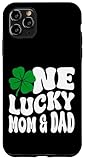 Photo Gallery one lucky mom and dad genitori st patrick s day custodia per iphone 11 pro max Photo Gallery one lucky mom and dad genitori st patrick s day custodia per iphone 11 pro max