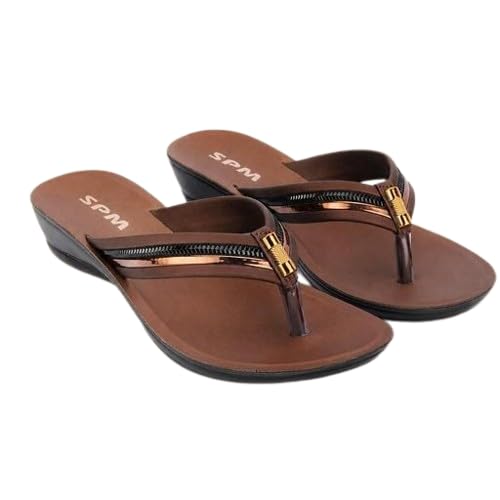 Image of Women's Stylish Solid Colour Flip Flop Slippers Comfortable,Lightweight,Versatile Styling Sl365