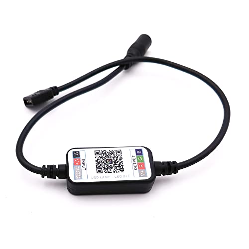 Image of Mini LED Strip Light RGB Controller Wireless Bluetooth Dimmer for Control USB 5V DC 12V 24V Music 5050 Colorful Tape (DC 12V)