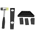 Wood Flooring Installation Tool, Good Grip Wooden Floor Fitting Tool Ergonomic Convenient Quick with Mallet for Reinforce Floor