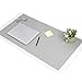 Produktbild RSdfjLfjd Mouse Pad,mit Verlängert Mousepad,rutschfeste Basis Wasserdicht Schreibtischunterlage,für Haushalt Spiel Und Job Tastatur Pad Grau 90x40cm(35x16inch)