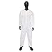 West Chester C3802 PosiM3 Coverall - [Pack of 25] White, Large, Safety Wear Overall with Zipper Front, Elastic Wrist