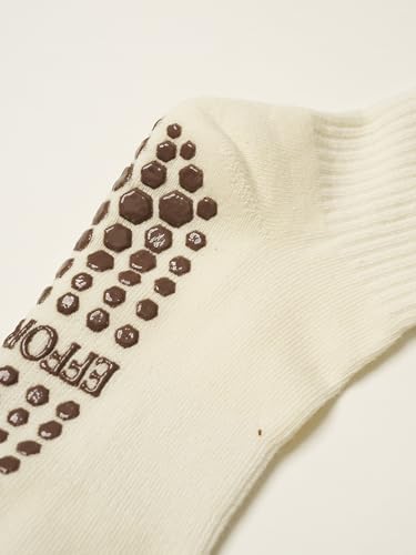Image of Shapes Studio Half Calf Grip Socks, Cute Fruit Pilates Socks, Ruffle Socks, Non-Slip for Barre Yoga