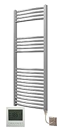 BEAUTIFULLY DESIGNED HIGH QUALITY FINISH. Greened House Electric Chrome towel rails are designed enhance the look of your bathroom with a high qaulity finish thats second to none. Easy to Install they offer a beautiful finish to any bathroom. Width 5...